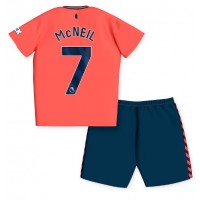 Koszulka piłkarska Everton Dwight McNeil #7 Strój wyjazdowy dla dzieci 2023-24 tanio Krótki Rękaw (+ Krótkie spodenki)